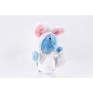 Smurfs, Baby, Rabbit, Bunny, Soft, Plush, Doll, Toy, White Costume, Peyo,
